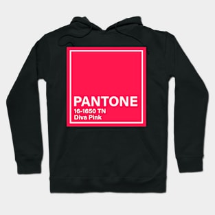 pantone 16-1650 TN Diva Pink Hoodie